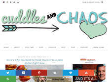 Tablet Screenshot of cuddlesandchaos.com